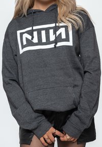 Paradiso Clothing NINE INCH NAILS BAND LOGO - Hoodie - charcoal