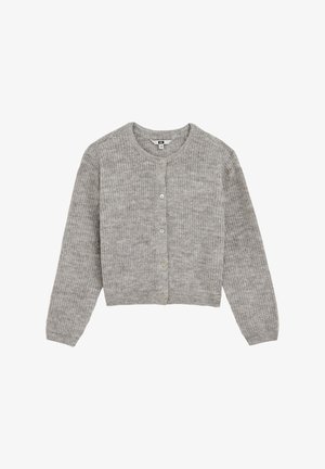 Vesta na kopčanje - blended light grey