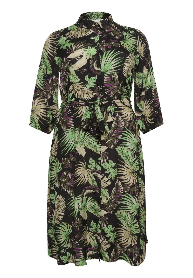 Kaffe Curve Blousejurk groen Kaffe Curve Blousejurk groen