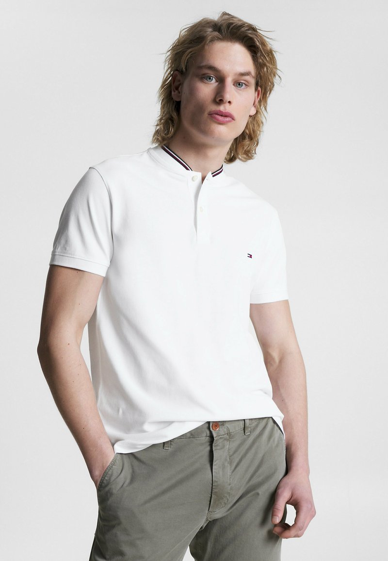 Tommy Hilfiger TOMMY HILFIGER MANDARIN COLLAR SLIM FIT POLO TShirt