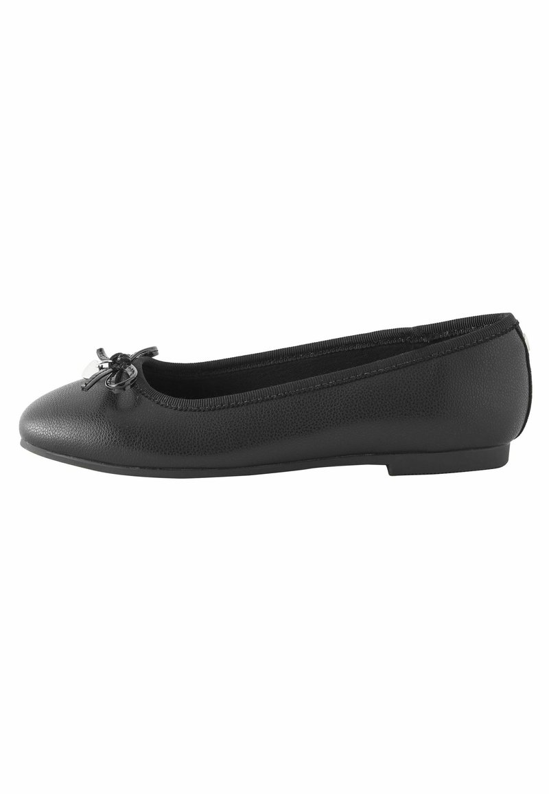 Next SCHOOL BOW BALLET SHOES - Ballerinasko - matt black