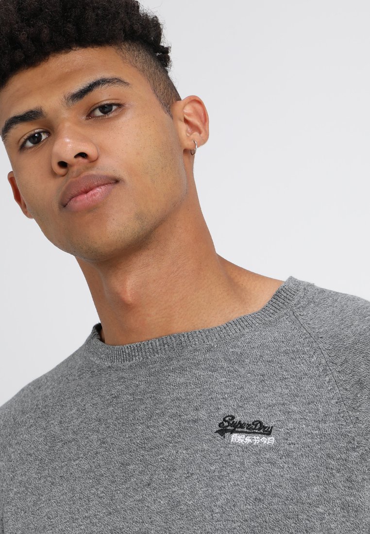 Superdry Trui ash grey grit Zalando.nl Superdry Trui cannery red grit Zalando.nl