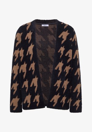 Cecil, OFFENER FEDERGARN CARDIGAN - Strickjacke - urban dark blue