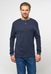 U.S. Polo Assn. - COSIMO GRANDDAD - Long sleeved top - dark sapphire Thumbnail Image 1