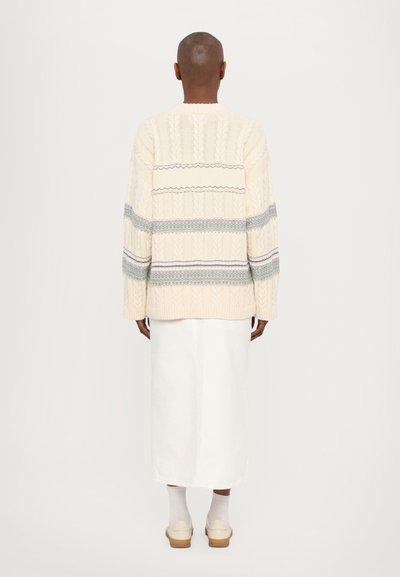 Holzweiler LOGO CREW - Trui - ecru