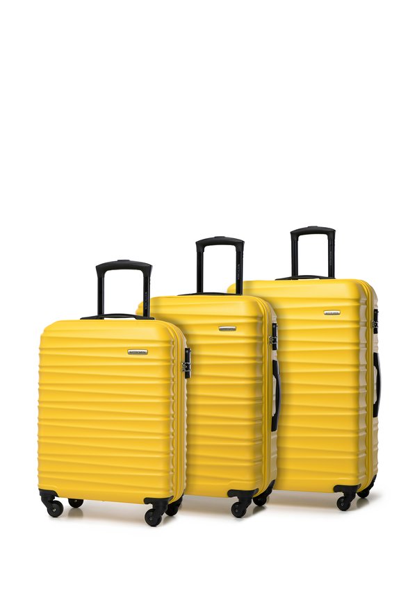 LUGGAGE SET FROM ABS - Trolley - gelb