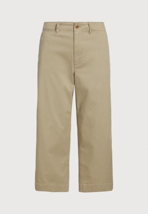 Polo Ralph Lauren TWILL WIDE LEG CROPPED PANT - Bukser - khaki
