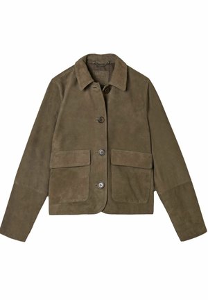 FatFace, Lederjacke - chocolate brown