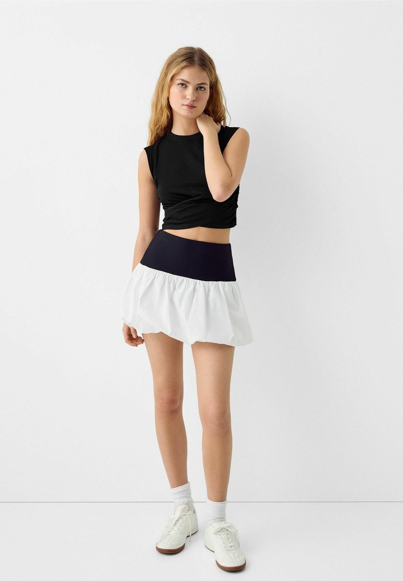 Bershka Top zwart Bershka Top zwart