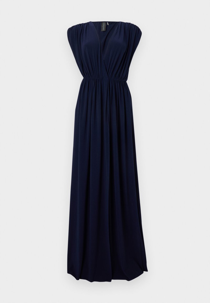 Norma Kamali Maxi-jurk donkerblauw