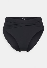 SEAFOLLY COLLECTIVE HIGH WAIST WRAP FRONT PANT - Κάτω μέρος μπικίνι - black