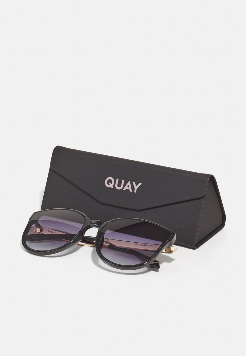 Quay Australia Date Night Round Sunglasses Black QUAY Date Night 62mm Round Sunglasses | Nordstrom main image 3