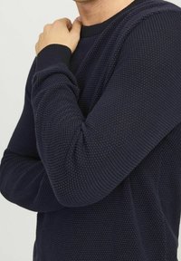 Jack & Jones Stickad tröja - dark blue