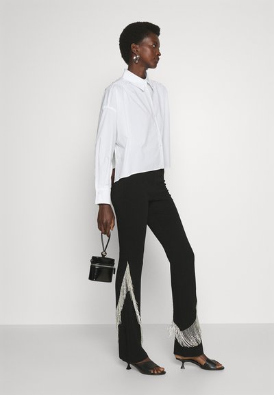 Cinq à Sept LUCYNDA PANT - Pantaloni - black/silver