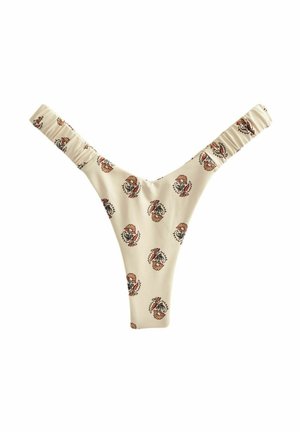 Bikini bottoms - cream woodblock