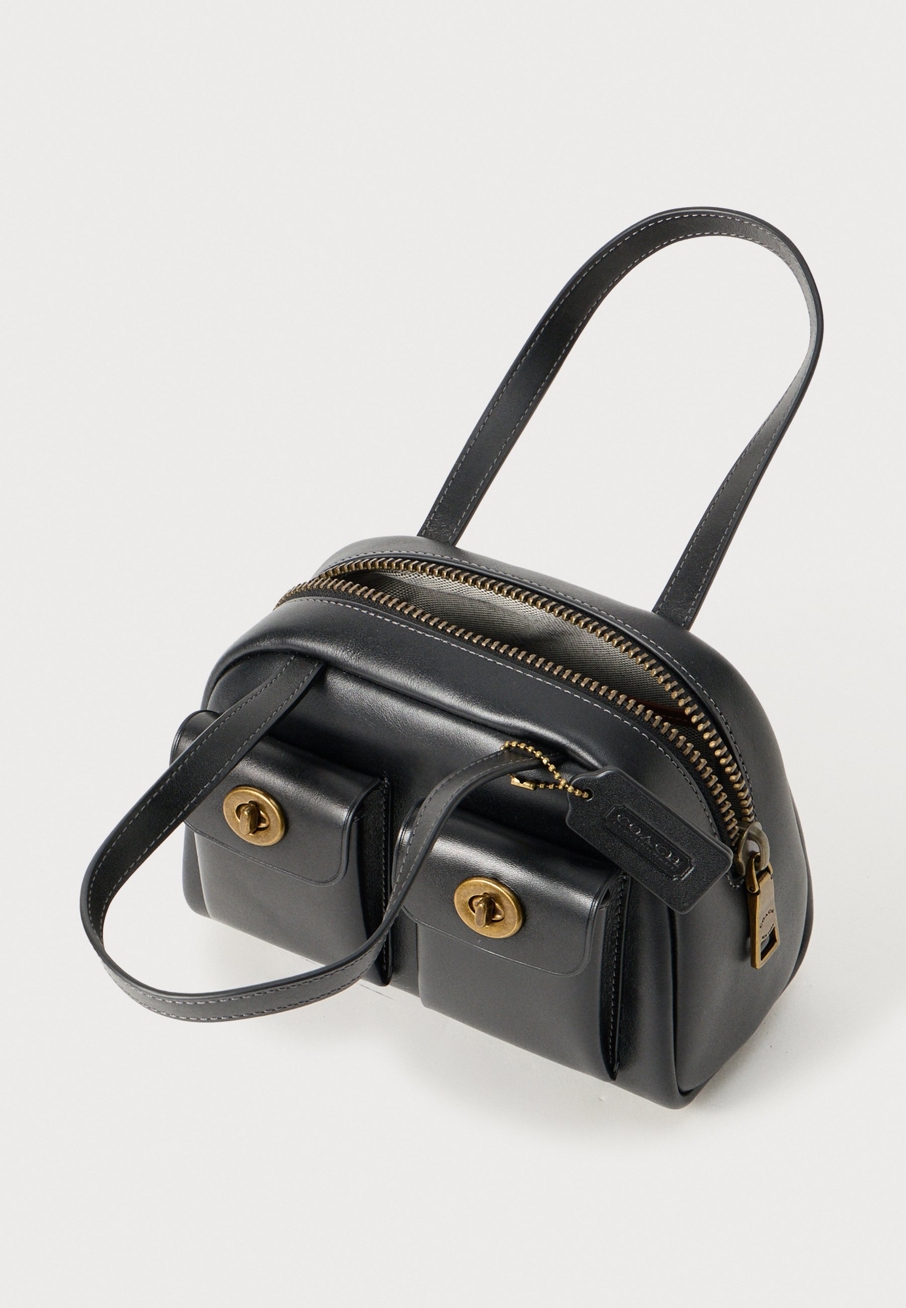 COACH TWIN TURNLOCK BAG 20 - Handbag - black - Zalando