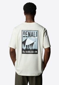 The North Face - VINTAGE  - Print T-shirt - white dune black Thumbnail Image 1