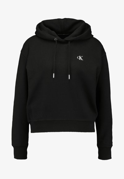 EMBROIDERY HOODIE - Sweat à capuche - black
