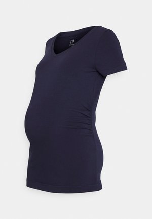 VINTAGE V NECK - T-shirt básica - navy uniform
