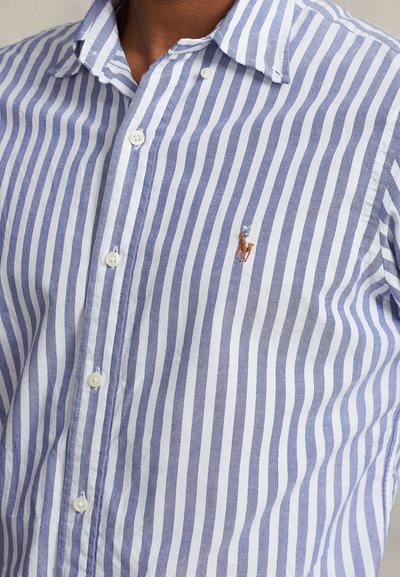 Polo Ralph Lauren STRIPED OXFORD SHIRT - Košeľa - heritage royal/white