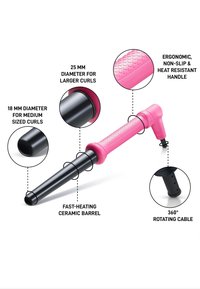 Golden Curl GL506 LOCKENSTAB - Haar Styling Zubehör - pink