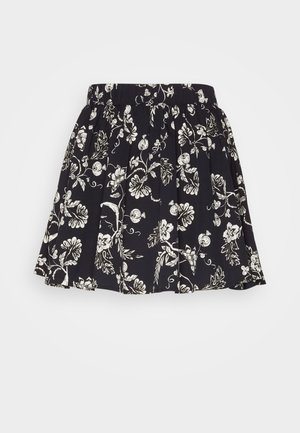 VILA, VIDAISY SHORT SKIRT - sukňa v tvare A - navy/white