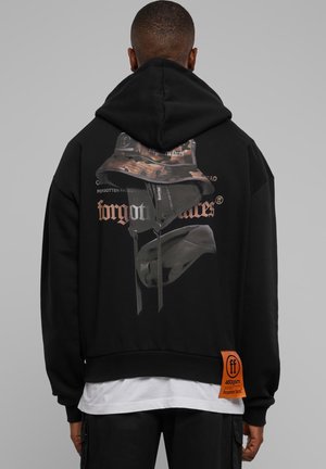 Forgotten Faces Kapucnis pulóver - black