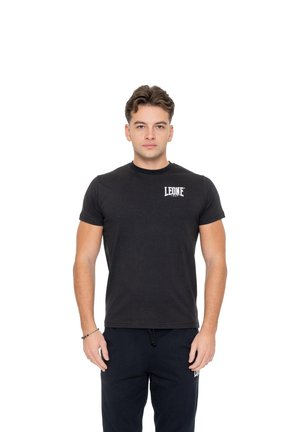 LEONE 1947, MAN T-SHIRT SHORT SLEEVES BOXING - T-shirt imprimé - black