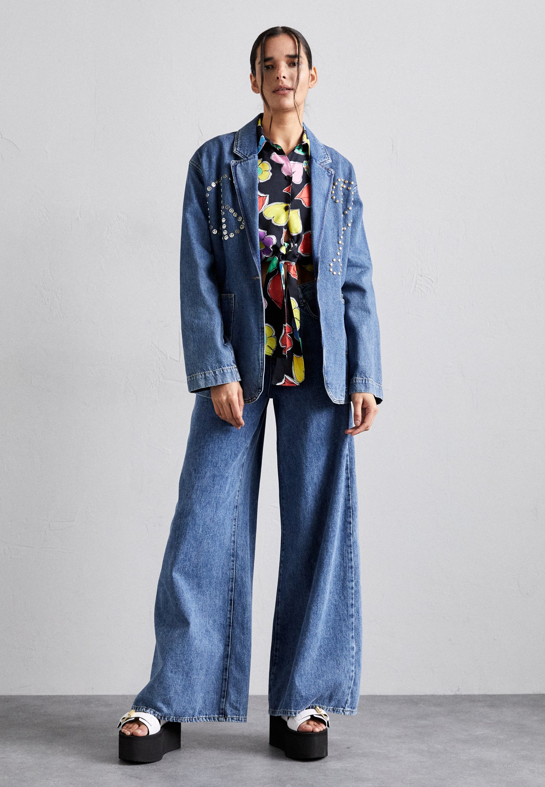 MOSCHINO JEANS JACKET - Denim jacket - blue/blue denim - Zalando