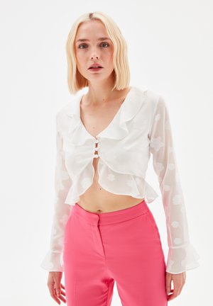 Hemdbluse - white