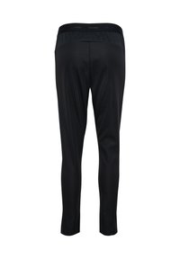 Svarta träningsbyxor med en flexibel midja med ett nätparti, slim-fit ben och slät, lättviktig tyg.