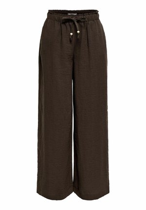 ONLY, HOSE MIT WEITEM BEINSCHNITT ONLEMMIA WEITER BEINSCHNITT HOSE MIT WEITEM  - Pantalon classique - coffee bean