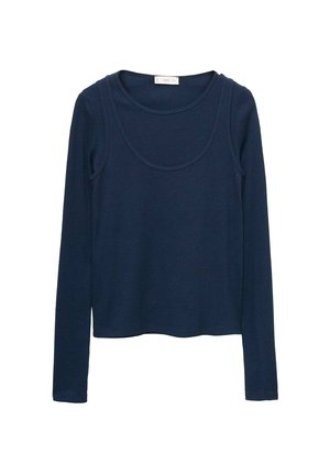 Majica z dolgimi rokavi - navy