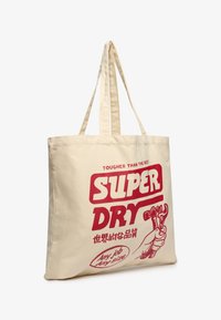 Superdry & Co Shopper - natural brown varsity red