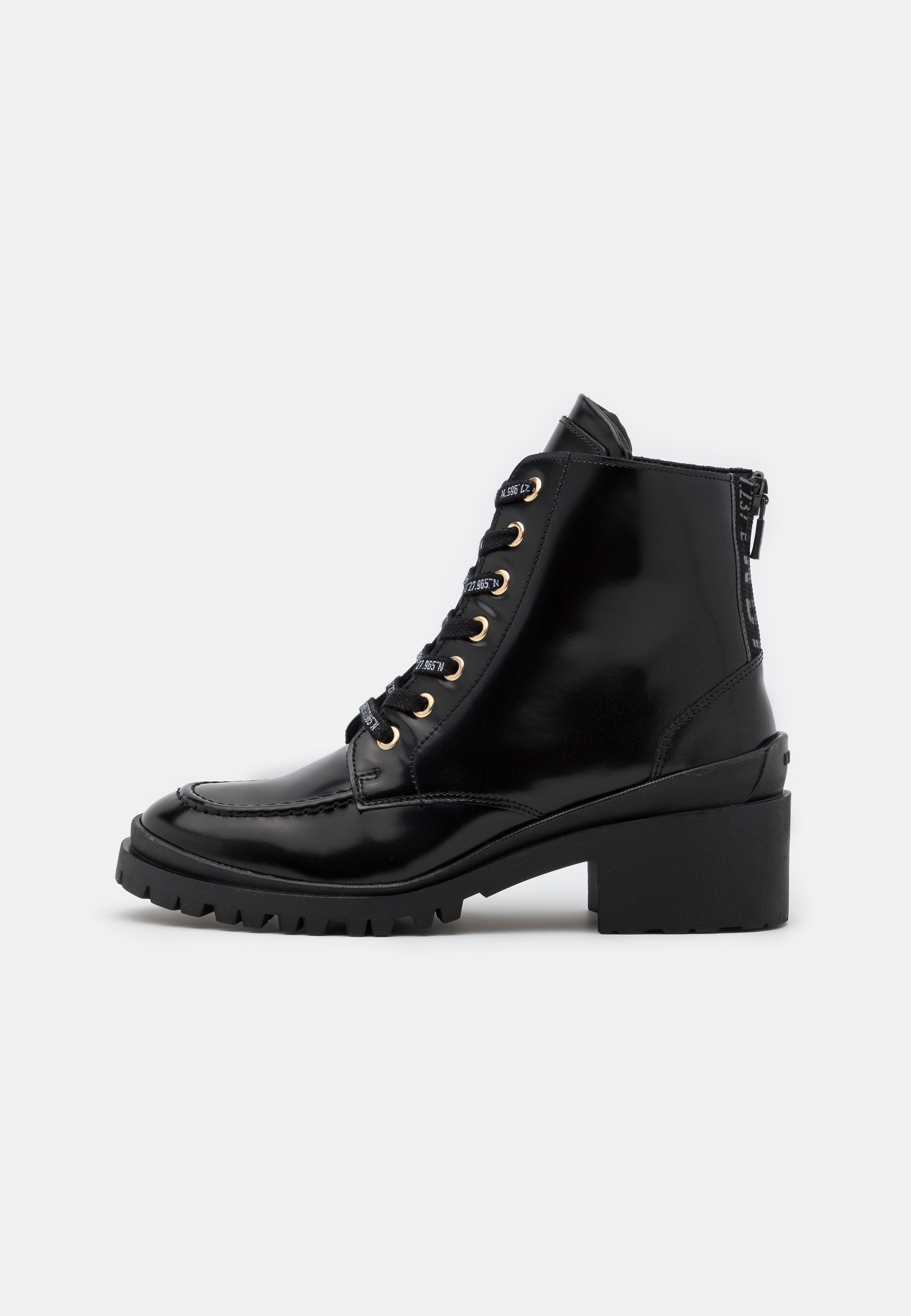 NUBIKK Bottines à lacets JANE VELAS en noir | Omoda