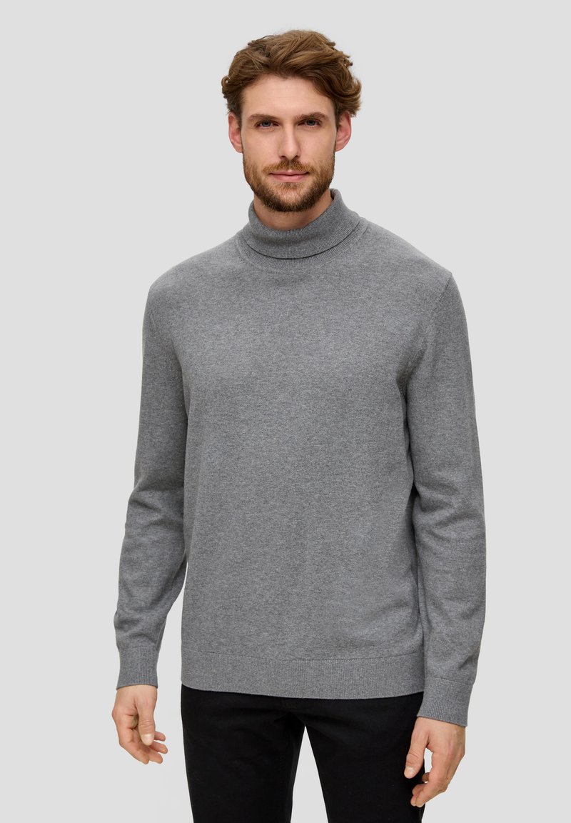 s.Oliver À COL ROULÉ - Strickpullover - graphit
