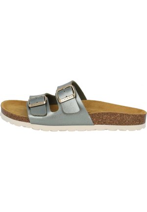 MILOS - Mules - grün metallic