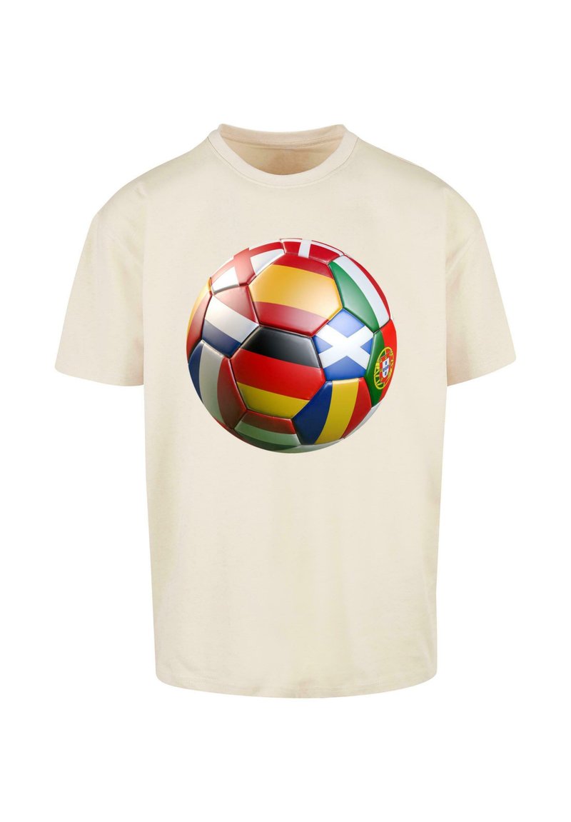 Upscale by Mister Tee T-shirt print zandkleur Upscale by Mister Tee T-shirt print zandkleur