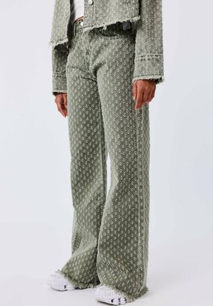 GRTTY - Jeans a zampa - kaki