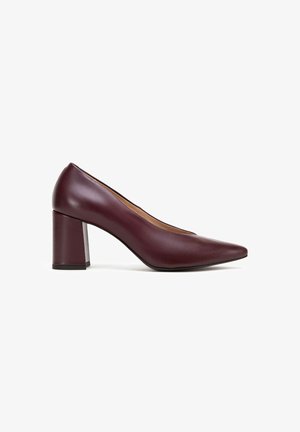 WITTCHEN, WOMEN'S COURT SHOES WITH BLOCK HEEL - Pumps - bordeaux