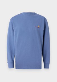AMERICAN SCRIPT - Camiseta de manga larga - blue iris