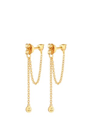 SPARKLING BASIC - MIT KRISTALLEN VON SWAROVSKI® - Pendientes - gold-coloured