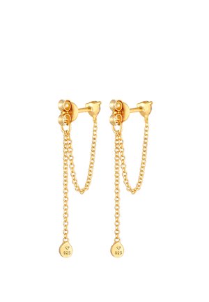 Elli GLASS CRYSTAL - Earrings - gold-coloured