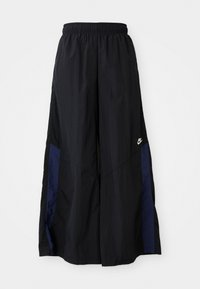 WIDE LEG PANT - Pantalon de survêtement - black/midnight navy