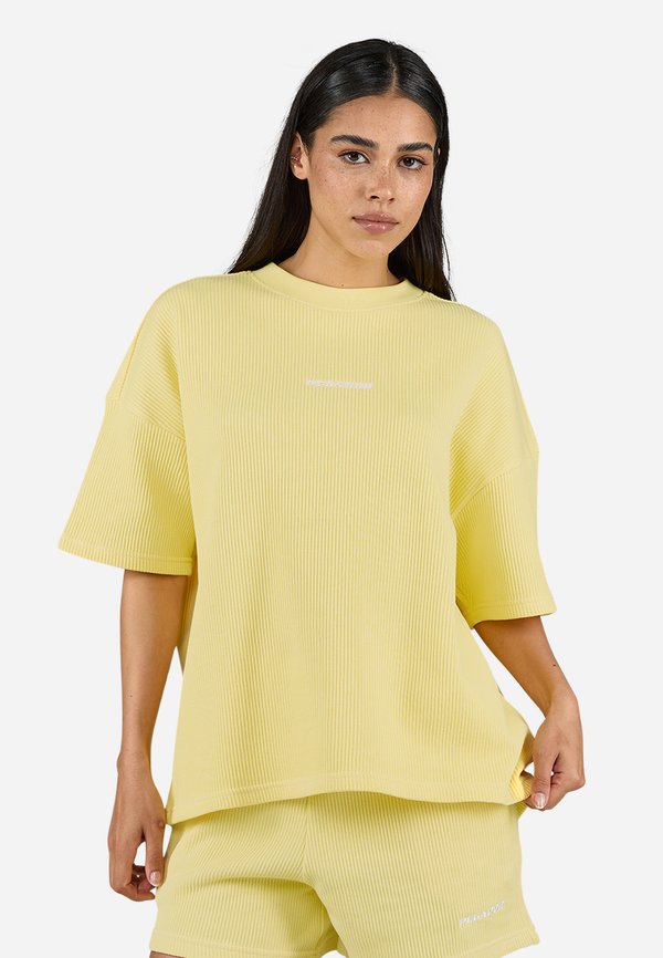 AMANDA OVERSIZED RIB TEE - Print T-shirt