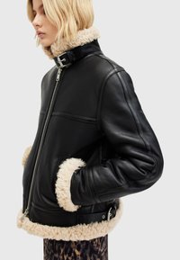 AllSaints LOREL FLYING JACKET - Kožnata jakna - black