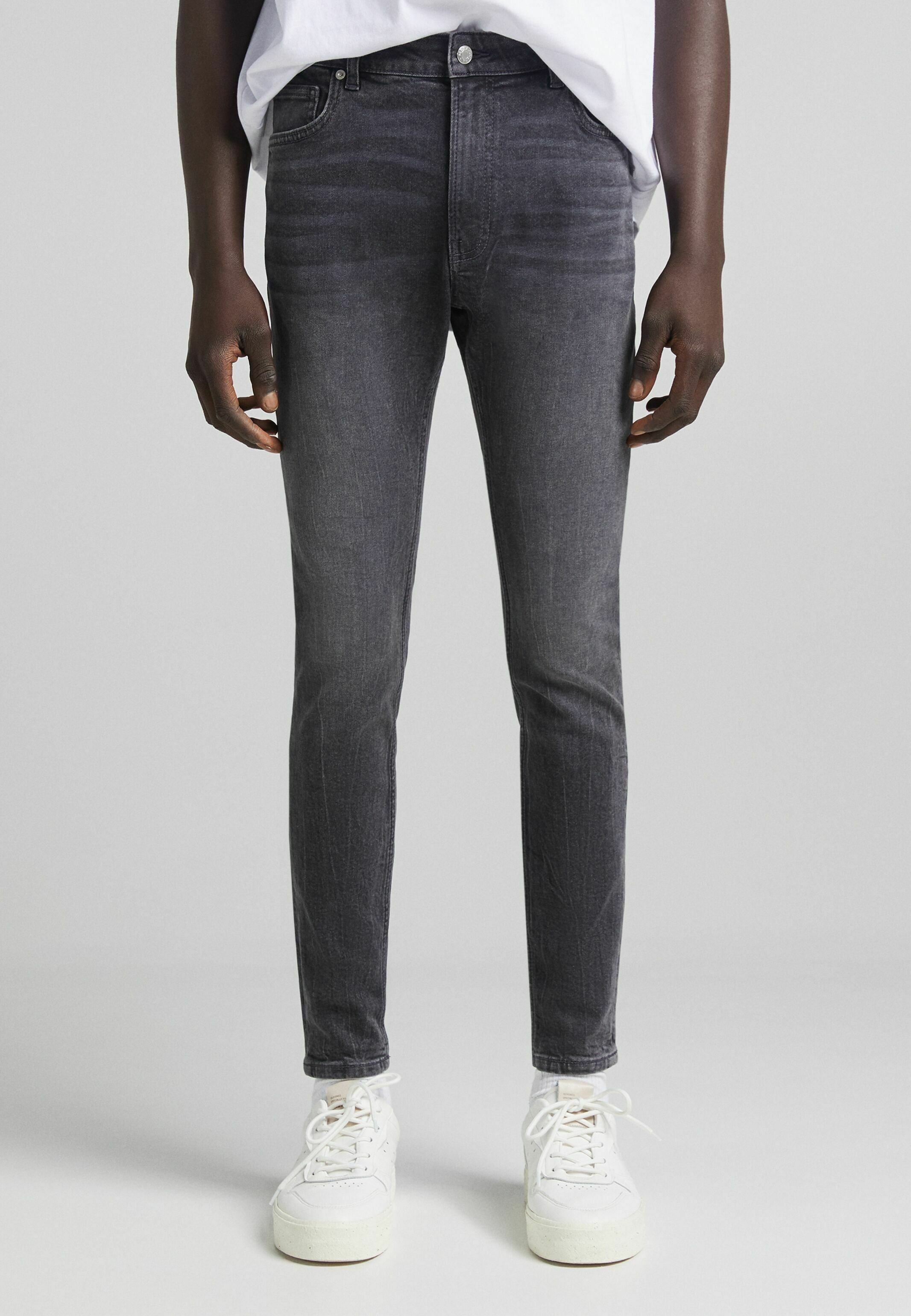 Bershka Jeans Skinny Fit - grey 
