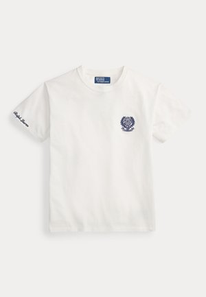 Polo Ralph Lauren, WIMBLEDON CLASSIC FIT LOGO COTTON TEE - Μπλουζάκι με στάμπα - white