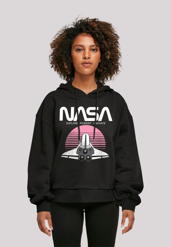 NASA SPACE SHUTTLE SUNSET OVERSIZE Kapuzenpullover schwarz