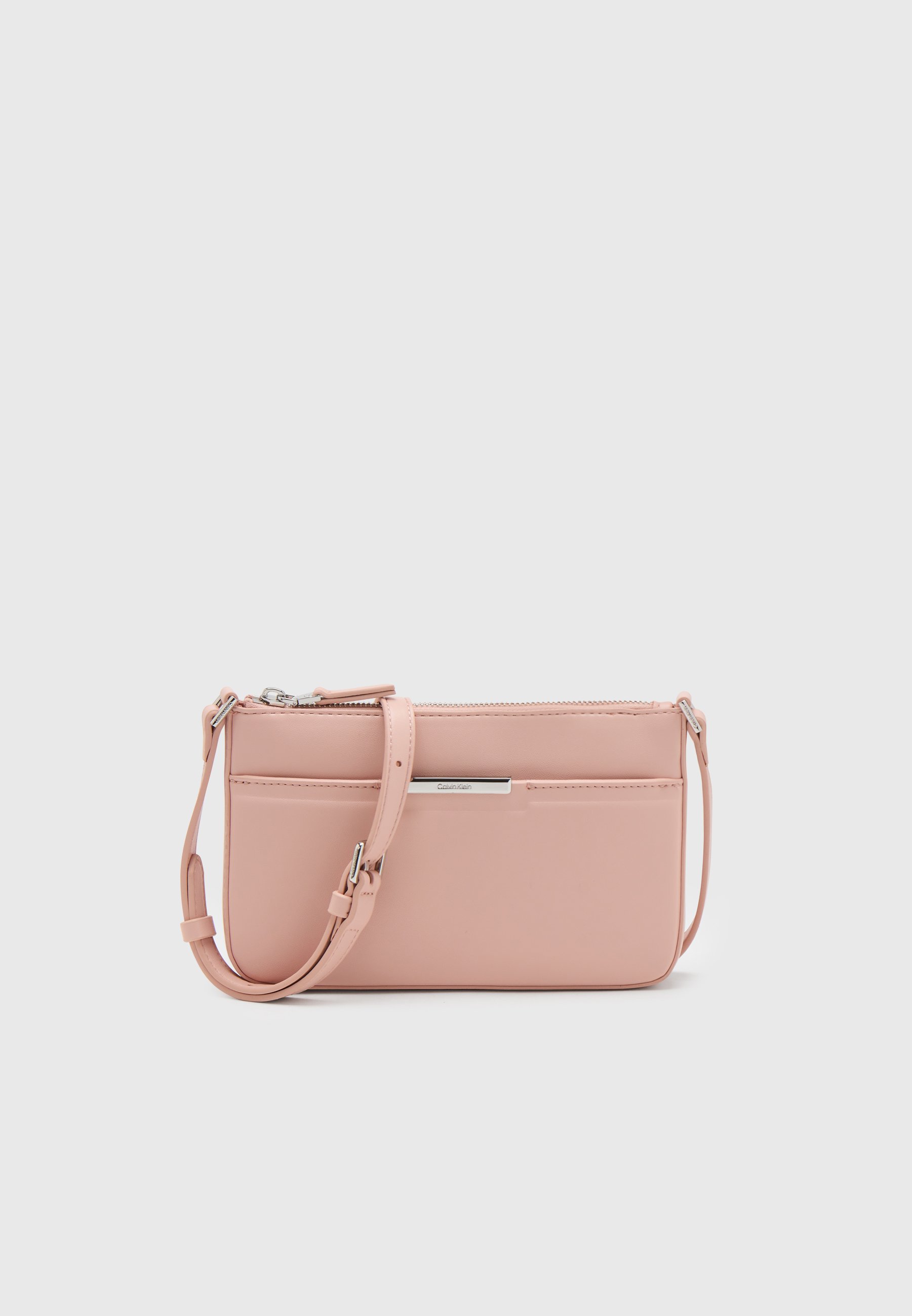 Borsa a tracolla rosa da donna con monogramma sul davanti - CALVIN KLEIN -  Pavidas